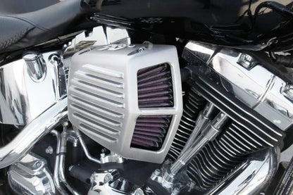 K&N Street Metal Intake System 08-16 Harley Davidson Shaker Silver - RK-3951S