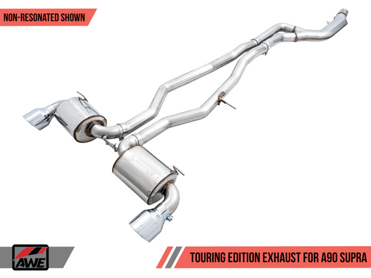 AWE 2020 Toyota Supra A90 Non-Resonated Touring Edition Exhaust - - 3020-32058-C-Dub Tech