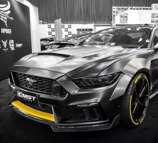 CMST Tuning Carbon Fiber Hood Ver.1 for Ford Mustang S550.1 2015-2017