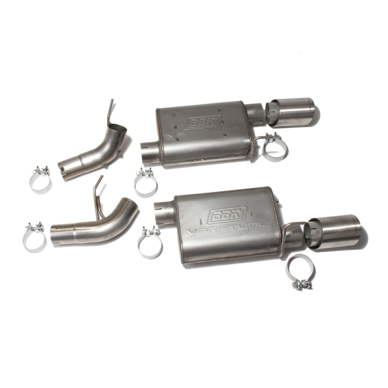 BBK 05-10 Mustang GT VariTune Axle Back Exhaust Kit (Stainless - 41005-C-Dub Tech