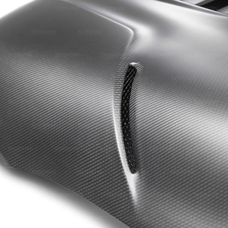 Seibon 2020 Toyota GR Supra TS-Style Dry Carbon Fiber Hood - HD20TYSUP-TS-DRY