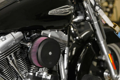 K&N 99+ Harley Davidson Street Metal Intake System - Hammer - RK-3933B