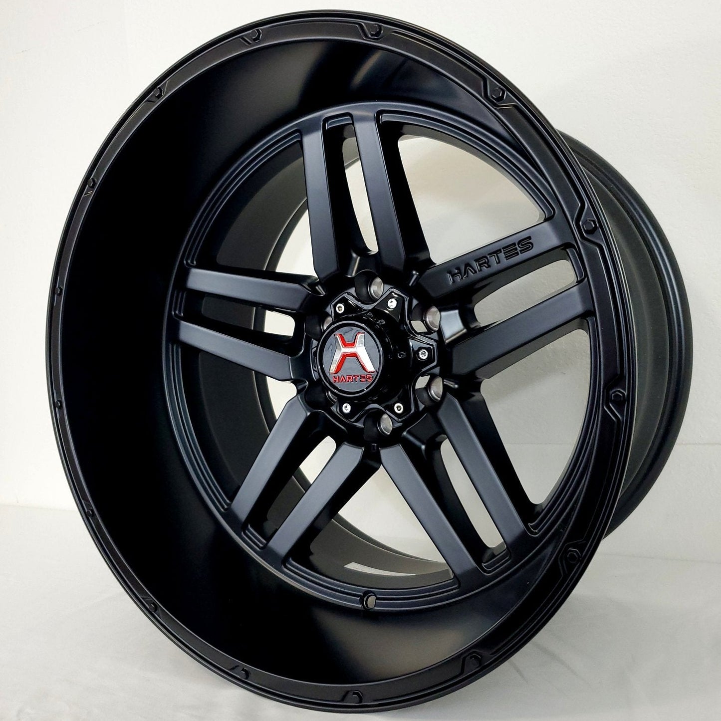 Hartes Metal Wheels - Savage Satin Black 20x12