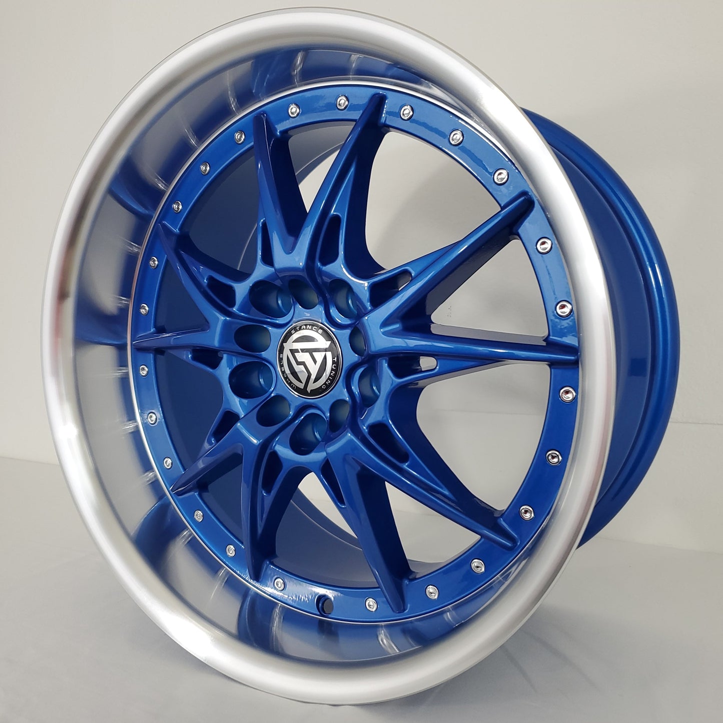 Stance Tuning Wheels - ST05 Candy Blue Machined Face 17x9
