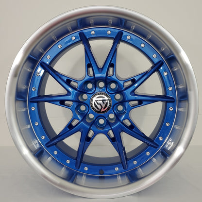 Stance Tuning Wheels - ST05 Candy Blue Machined Face 17x9