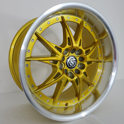 Stance Tuning Wheels - ST05 Candy Gold Machined Lip 17x9