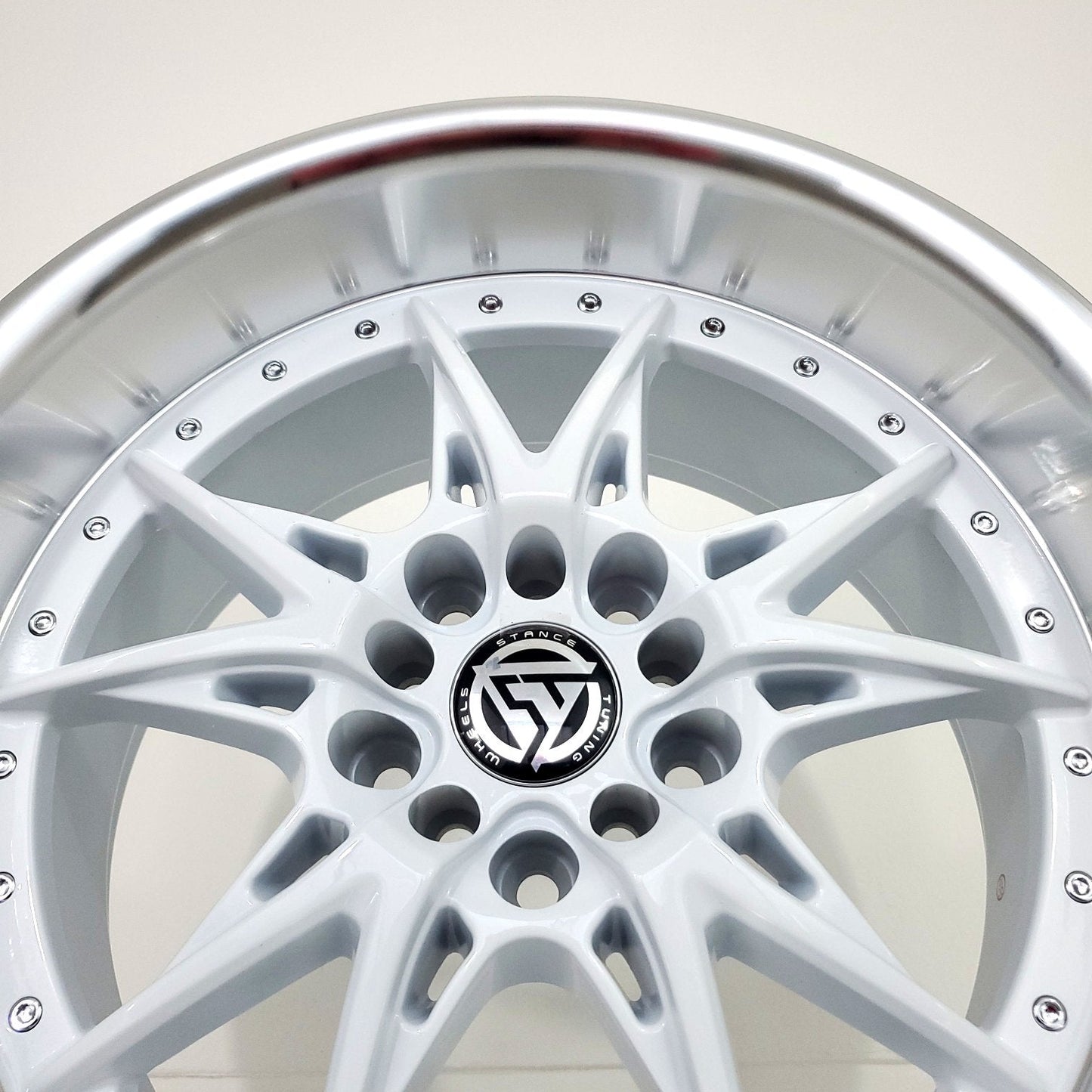 Stance Tuning Wheels - ST05 White Machined Lip 17x9