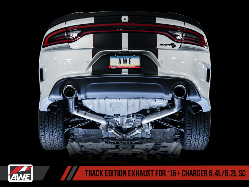 AWE Tuning 2015+ Dodge Charger 6.4L/6.2L Supercharged Track Edition Exhaust - 3015-32112-C-Dub Tech