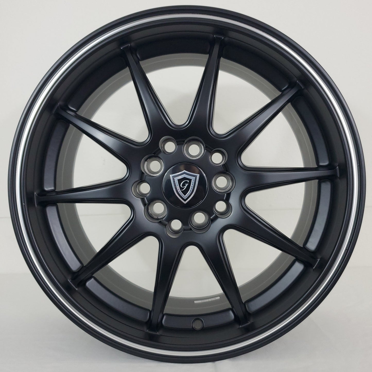 G-Line Luxury Wheels - G1068 Satin Black Machined Tip 16x7