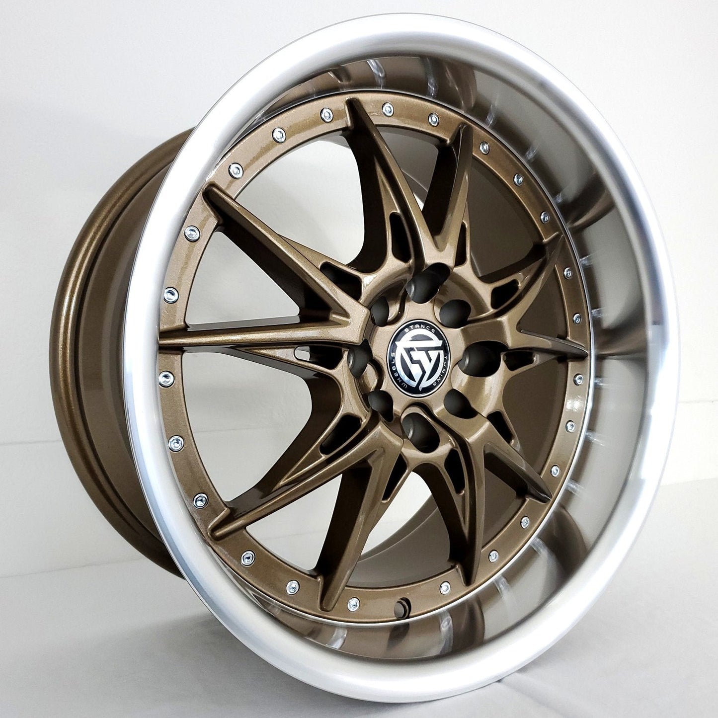 Stance Tuning Wheels - ST05 Bronze Machined Lip 17x9