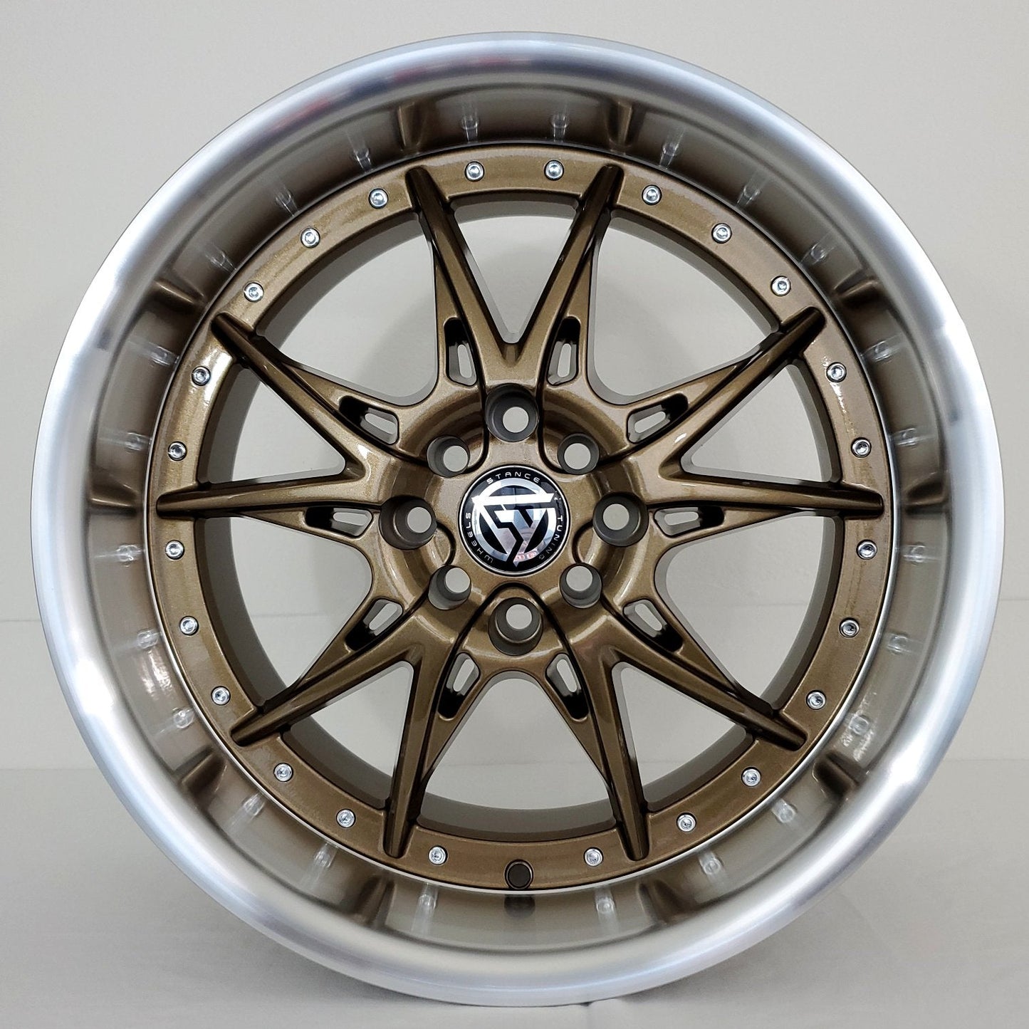 Stance Tuning Wheels - ST05 Bronze Machined Lip 17x9