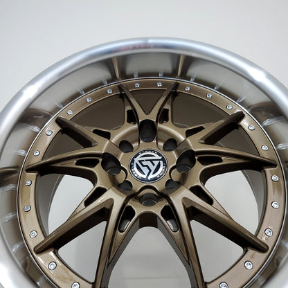 Stance Tuning Wheels - ST05 Bronze Machined Lip 17x9