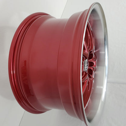 Stance Tuning Wheels - ST05 Candy Red Machined Lip 17x9