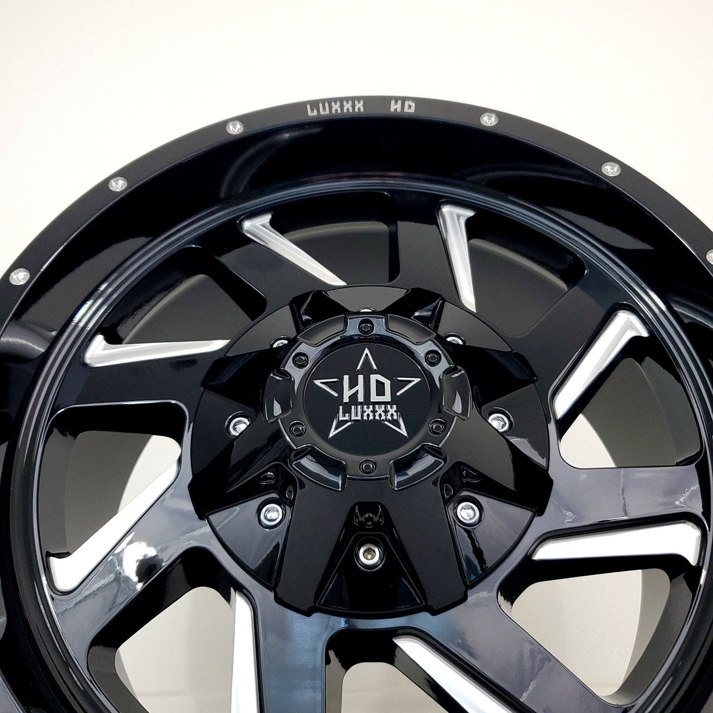 Luxxx Wheels - HD14 Gloss Black Milled 17x9