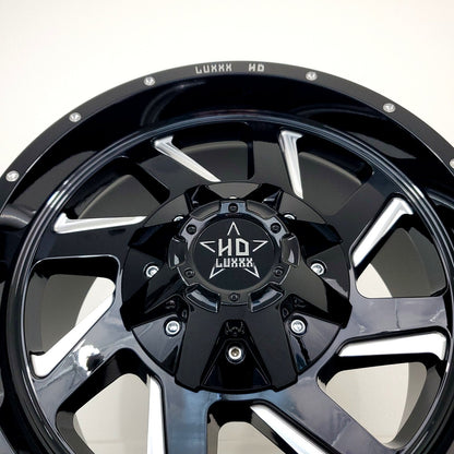 Luxxx Wheels - HD14 Gloss Black Milled 17x9