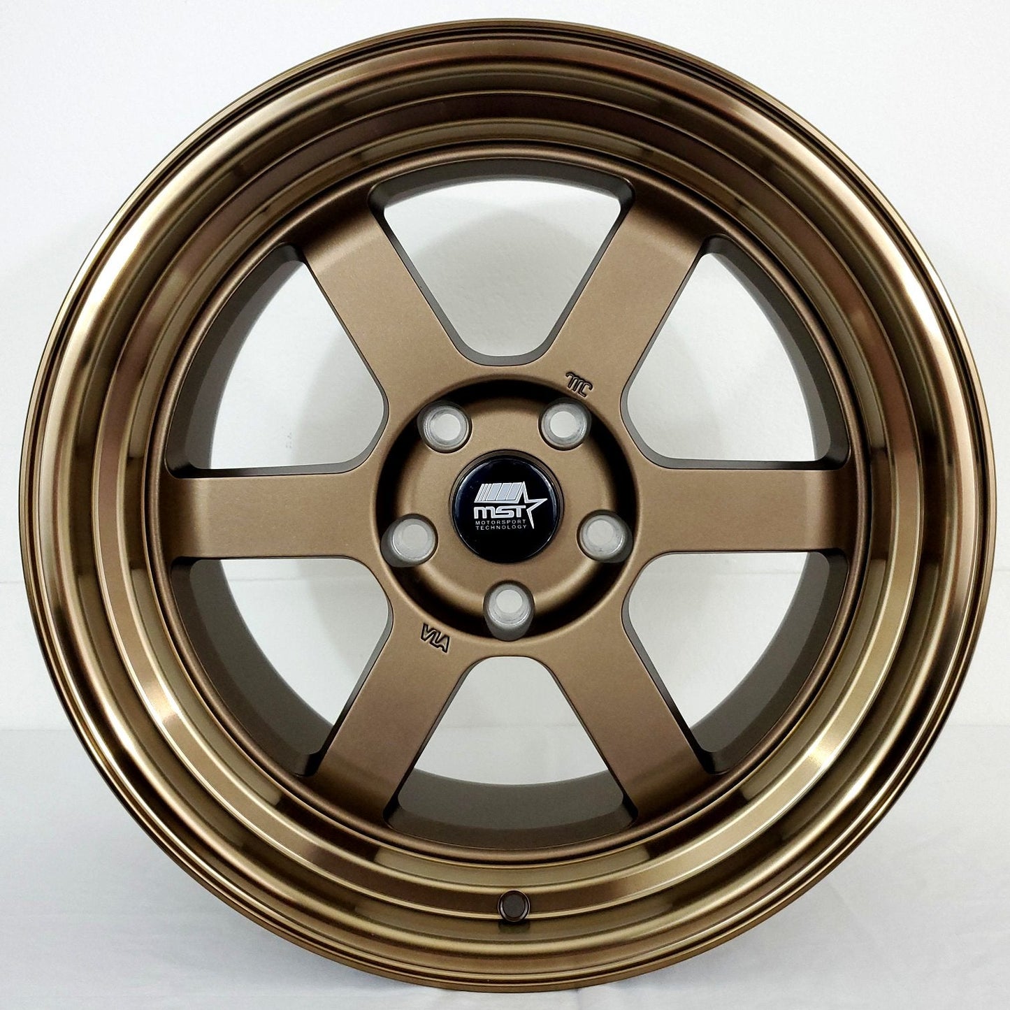 MST Wheels - MT01T Matte Bronze Gloss Lip 17x9