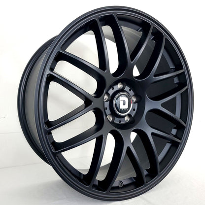 Drag Wheels - DR37 Flat Black 20x8.5