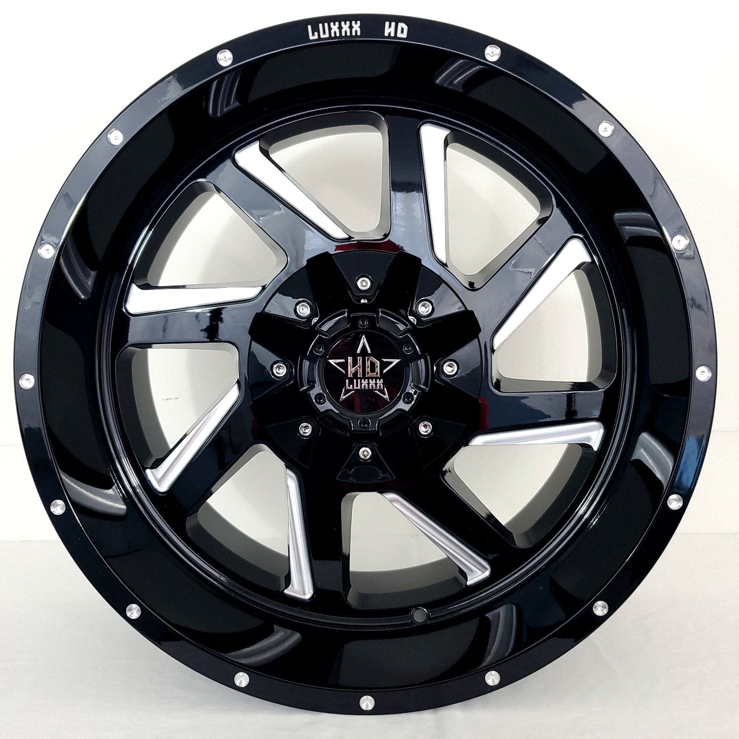 Luxxx Wheels - HD14 Gloss Black Milled 20x10
