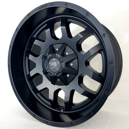Luxxx Wheels - HD13 Satin Black 20x10