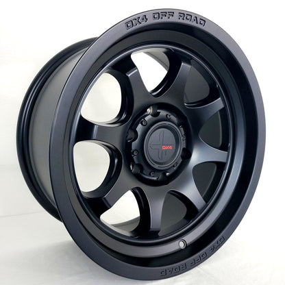 DX4 Wheels - Rhino Flat Black 17x8.5