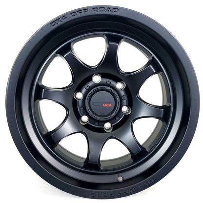 DX4 Wheels - Rhino Flat Black 17x8.5
