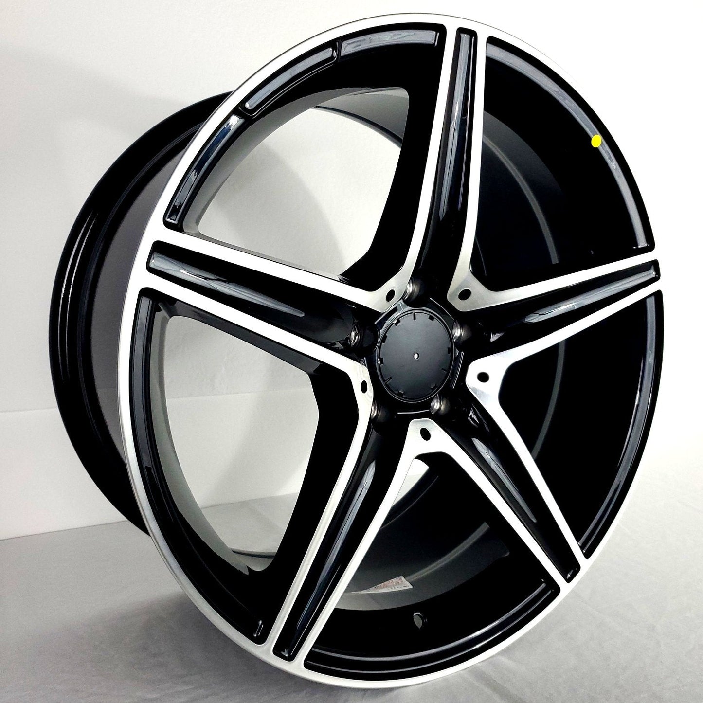 Replica Wheels - MB9 Gloss Black Machined Face 18x9