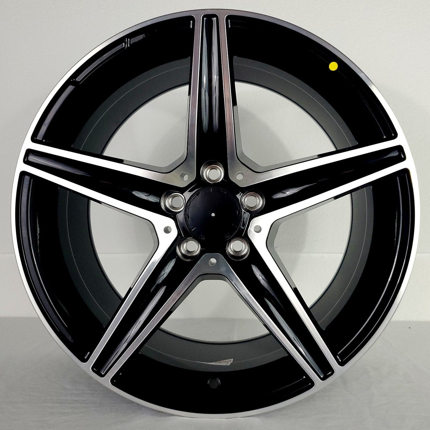 Replica Wheels - MB9 Gloss Black Machined Face 18x9