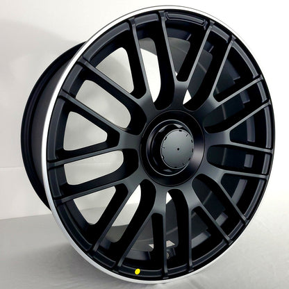 Replica Wheels - MB8V2 Matte Black Machined Tip 18x9
