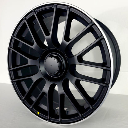 Replica Wheels - MB8V2 Matte Black Machined Tip 18x9
