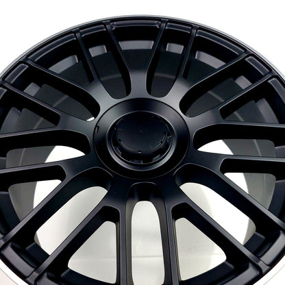 Replica Wheels - MB8V2 Matte Black Machined Tip 18x9
