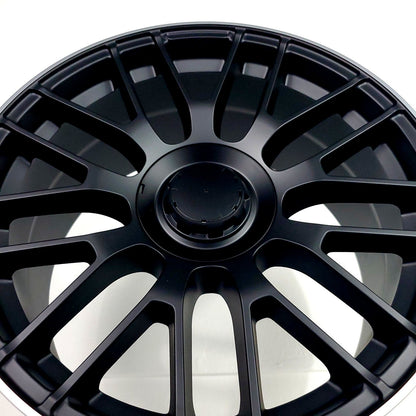 Replica Wheels - MB8V2 Matte Black Machined Tip 18x8