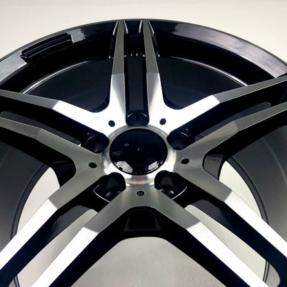 Replica Wheels - MB3 Gloss Black Machined Face 18x8.5
