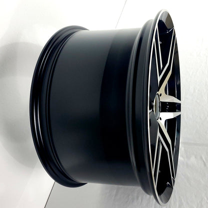 Replica Wheels - MB3 Gloss Black Machined Face 18x9.5