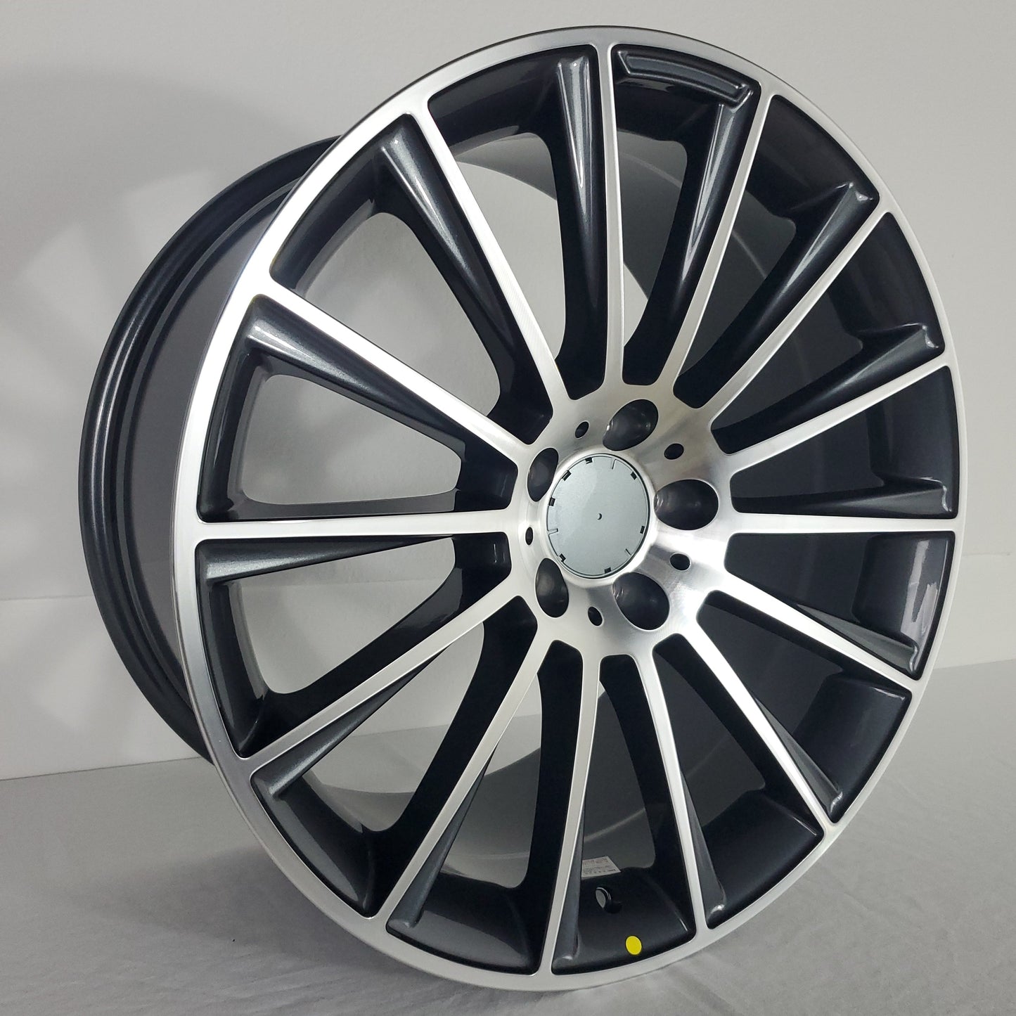 Replica Wheels - MB4 Gunmetal Machined Face 19x8.5