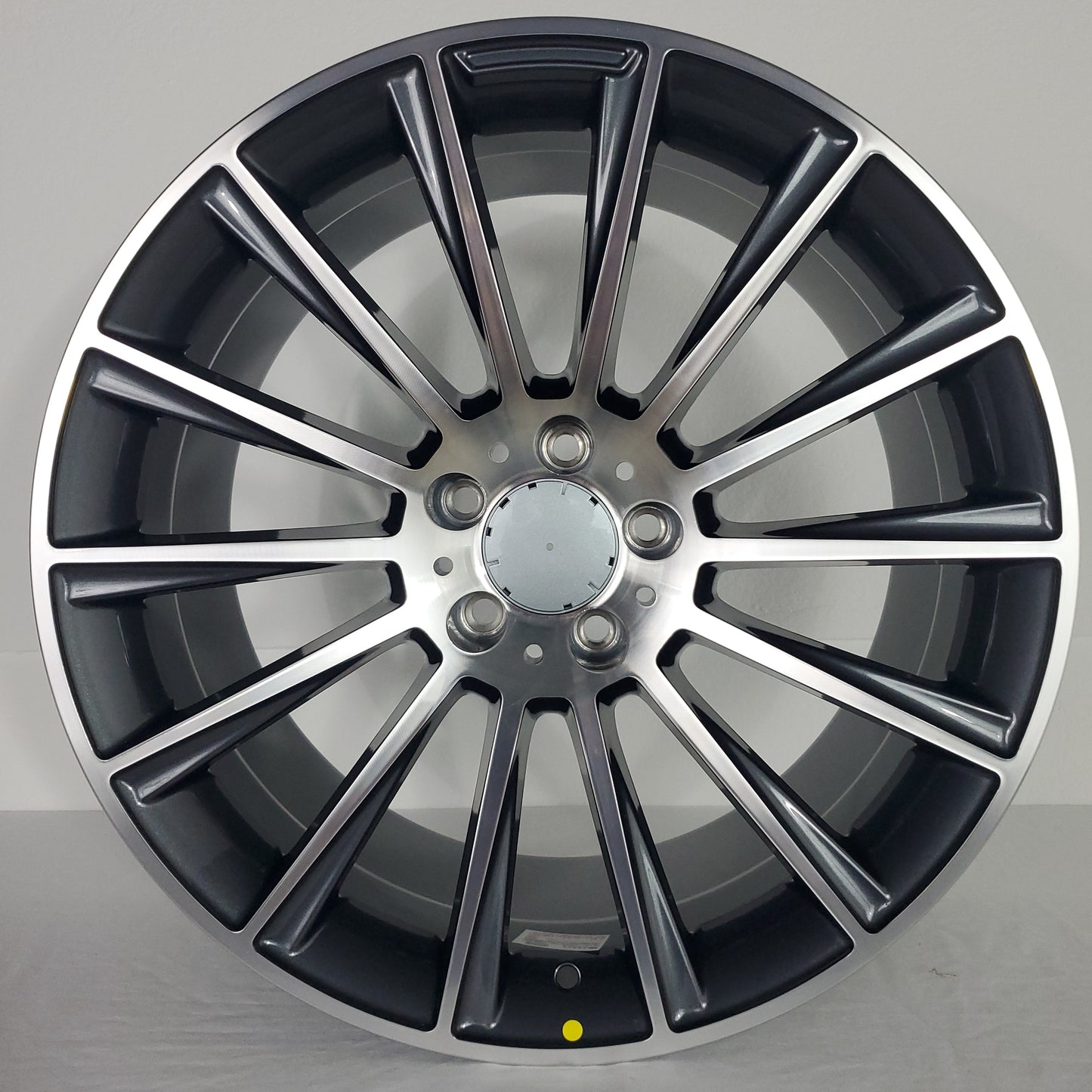 Replica Wheels - MB4 Gunmetal Machined Face 19x9.5