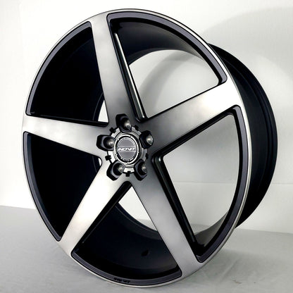 Inovit Wheels - Rotor Black Machined Face Dark Tint 22x10.5