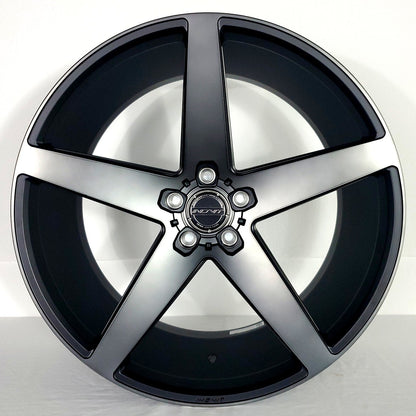 Rotor Black Machined Face Dark Tint 22x9