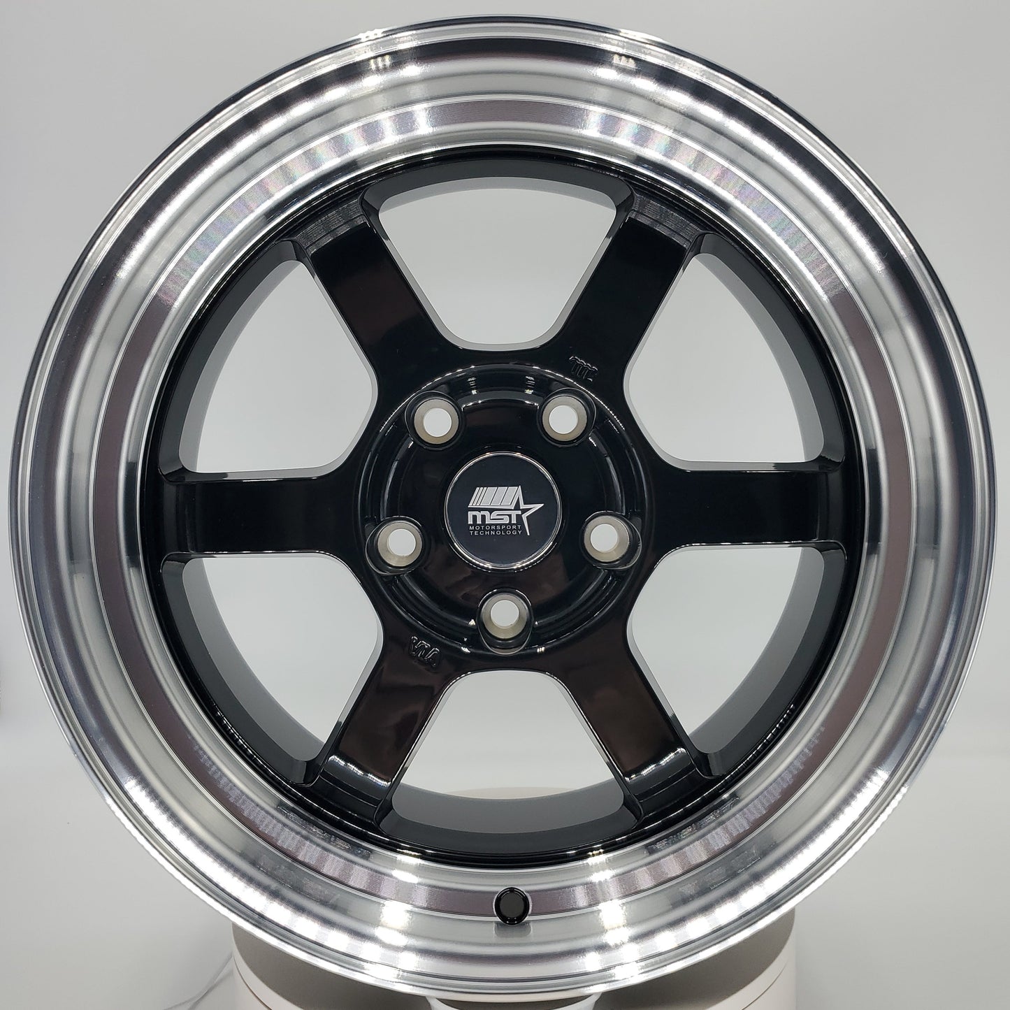 MST Wheels - MT01T Gloss Black Machined Lip 16x8