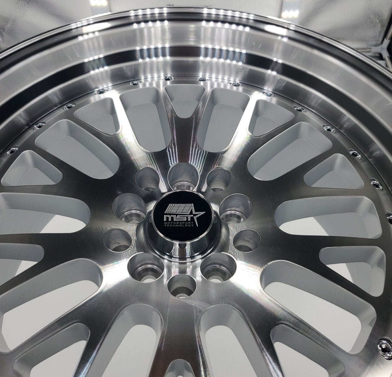 MST Wheels - MT10 Silver Machine Face Machined Lip 17x9