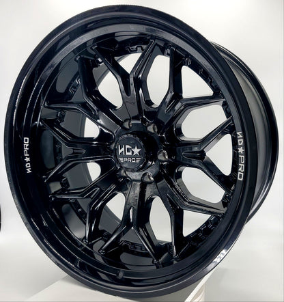 Luxxx Wheels - HDPRO5 Gloss Black 22x11