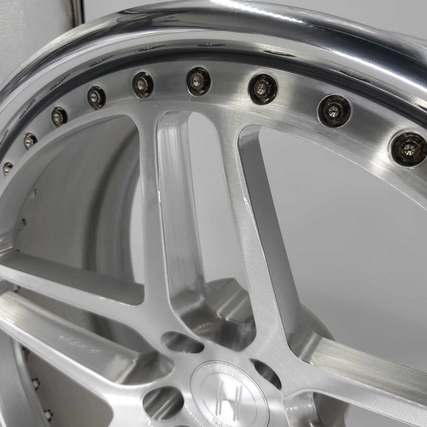Heritage Wheels - EBISU-C 3PC Forged Full Brushed Face High Polished Lip 20x9