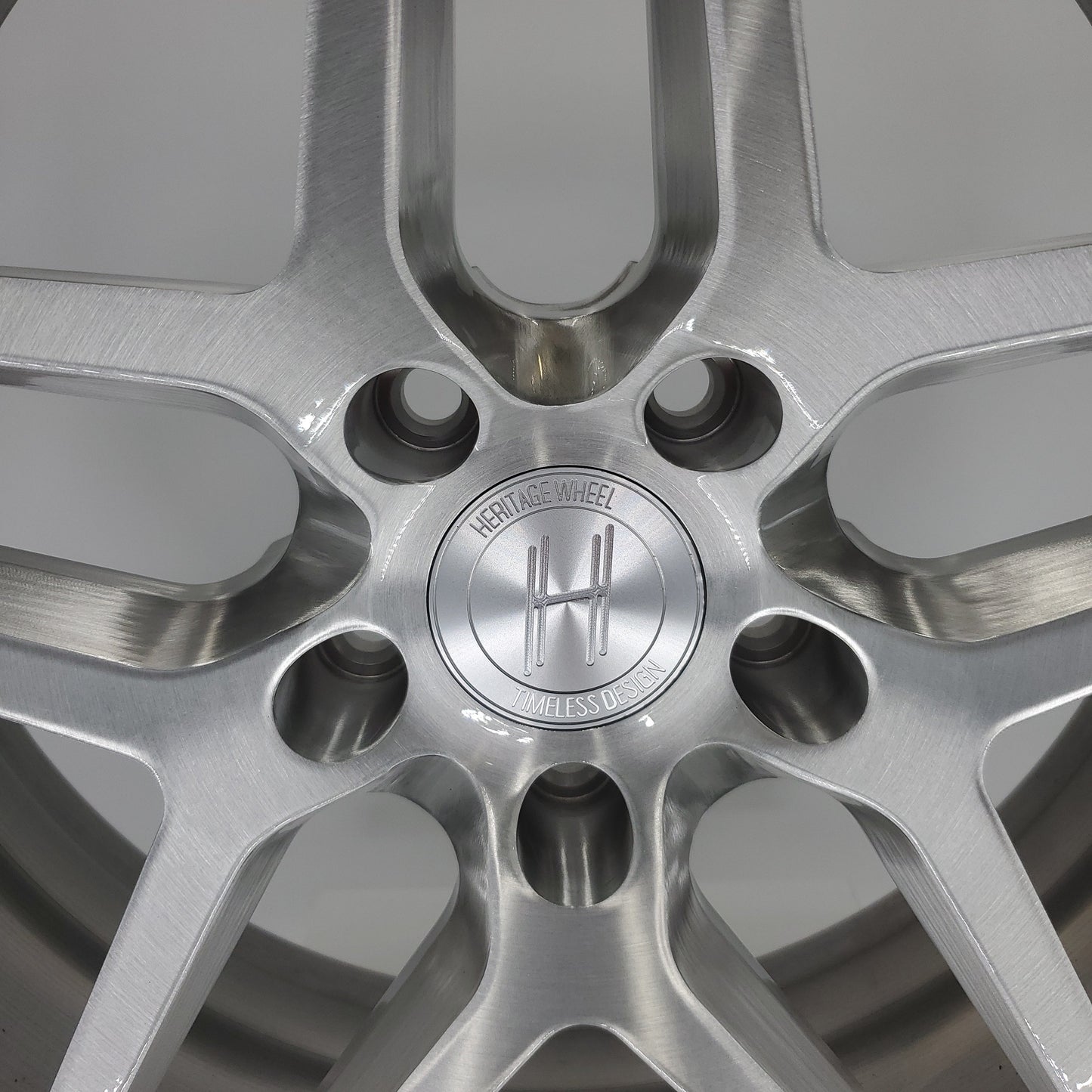 Heritage Wheels - EBISU-C 3PC Forged Full Brushed Face High Polished Lip 20x9