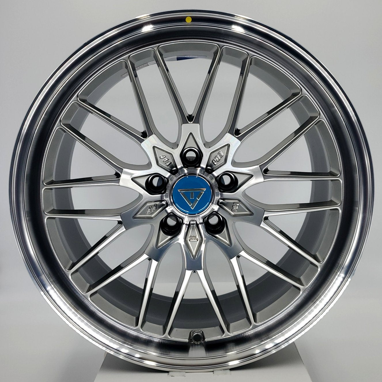 VLF Wheels - VLFP03 Hyper Black Machined Lip 18x8.5