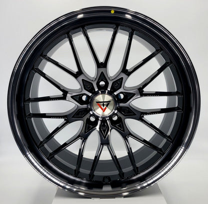 VLF Wheels - VLFP03 Gloss Black Dark Tint  18x8.5