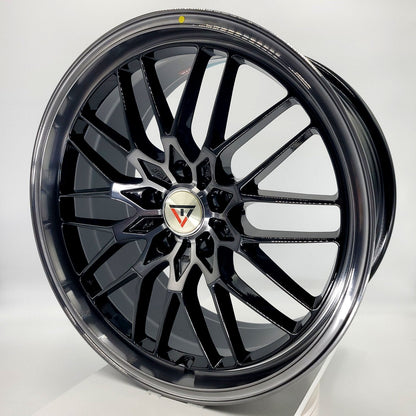 VLF Wheels - VLFP03 Gloss Black Dark Tint  18x8.5