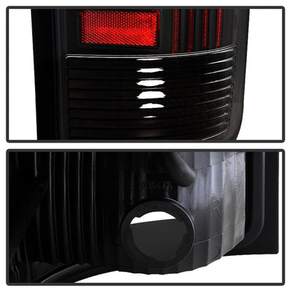 Xtune GMC Sierra 07-13 LED Tail Lights Black ALT-ON-GS07-G2-LED-BK - 5081551