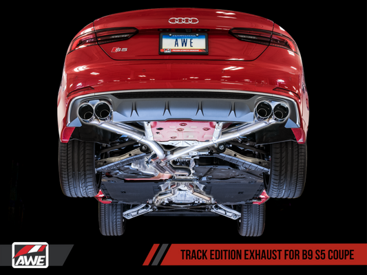 AWE Tuning Audi B9 S5 Coupe 3.0T Track Edition Exhaust - 3010-42064-C-Dub Tech