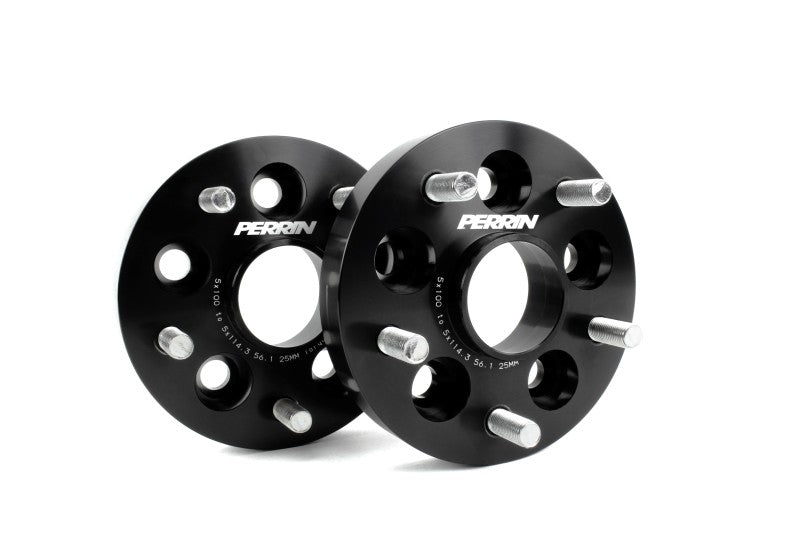 Perrin Wheel Adapter 25mm Bolt-On Type 5x100 to 5x114.3 w/ - PSP-WHL-226BK