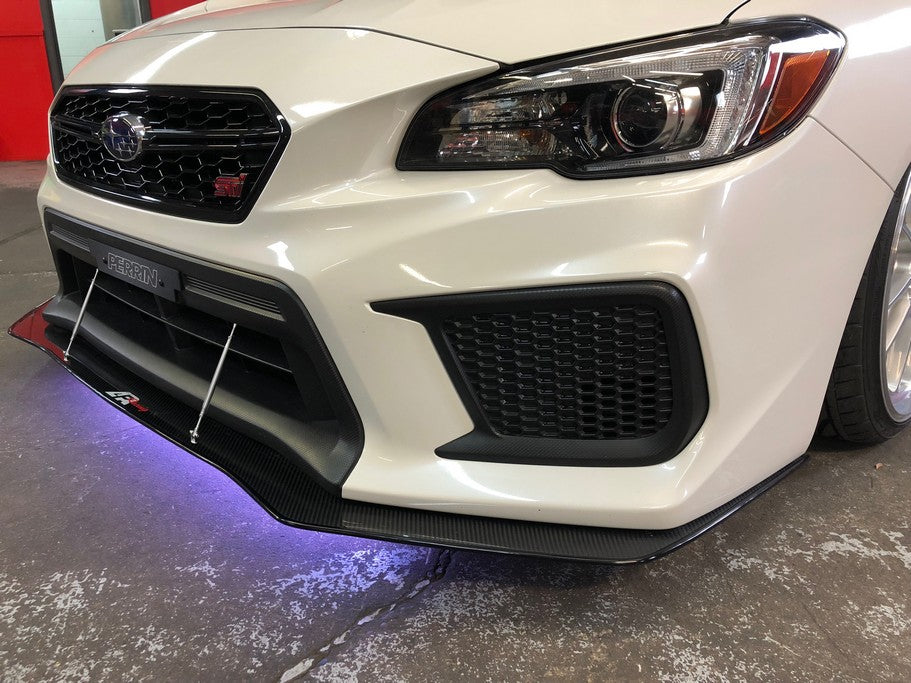 APR Performance Carbon Fiber Wind Splitter With Rods - CW-801805-C-Dub Tech
