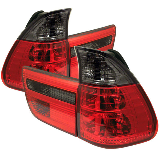 Spyder BMW E53 X5 00-06 4PCS Euro Style Tail Lights- - 5000842